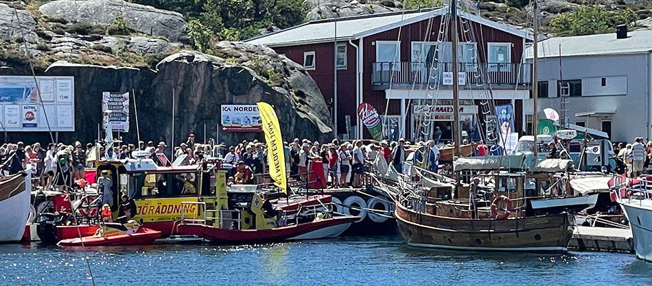 Träbåtsfestival Skärhamn oversikt