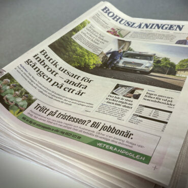 Bohusläningen Papperstidning Tryck Distribution E-tidning App Webb