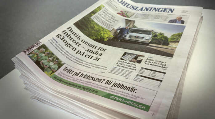 Bohusläningen Papperstidning Tryck Distribution E-tidning App Webb