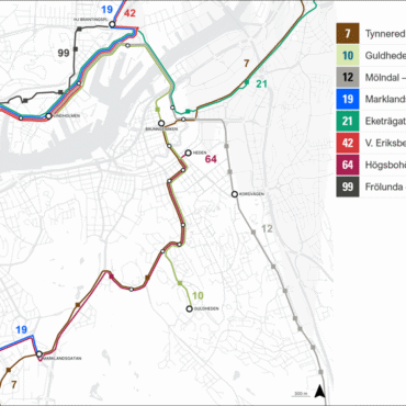 Västtrafik Nya linjer Buss 16