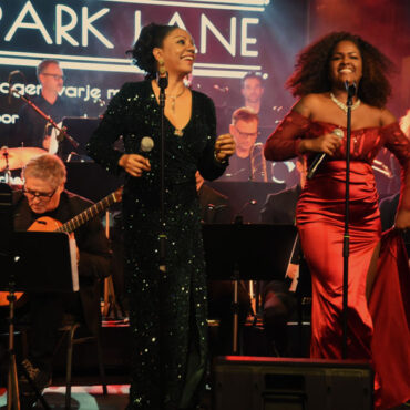 Jussanam och Kelly D Rio GJO Göteborg JAzz Orchestra